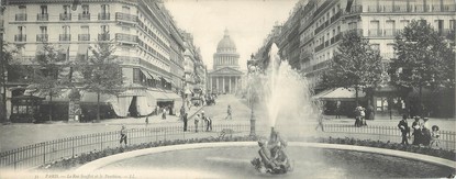CPA PANORAMIQUE FRANCE 75006 "Paris, la rue Soufflet et le Panthéon"