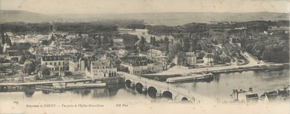 CPA PANORAMIQUE FRANCE 89 "Panorama de Joigny"