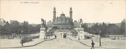 CPA PANORAMIQUE FRANCE 75008 "Paris, le Trocadéro"