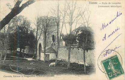 CPA FRANCE 47 "Vianne, porte de Lavardac"