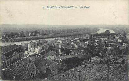 CPA FRANCE 47 "Port Sainte Marie"