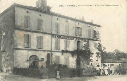 CPA FRANCE 47 "Houeillès, caserne de gendarmerie"