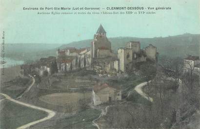 CPA FRANCE 47 "Clermont Dessous, vue générale"