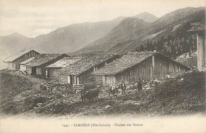 CPA FRANCE 74 "Samoëns, chalet des Bostan"