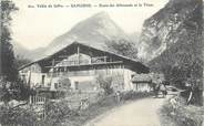 74 Haute Savoie CPA FRANCE 74 "Samoëns, route des Allamands et le Thuet"