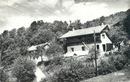 CPSM FRANCE 74 "Samoëns, colonie de vacances de la ville de Senlis"