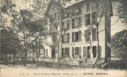 CPA FRANCE 06 "Saint Martin Vésubie, hôtel Regina"