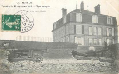 CPA FRANCE 14 "Asnelles, tempête du 30 septembre 1905"