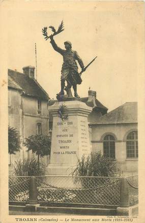 CPA FRANCE 14 "Troarn, monument aux morts"