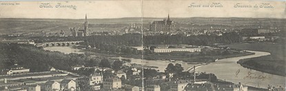 CPA PANORAMIQUE FRANCE 57 "Panorama de Metz"