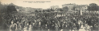 CPA FRANCE 43 "Le Puy, les grandes manifestations de la Fédérations Nationale Catholique"