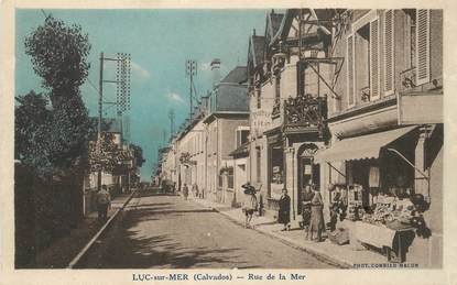 CPA FRANCE 14 "Luc sur Mer, rue de la Mer"