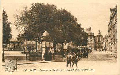 CPA FRANCE 14 "Caen, place de la République"