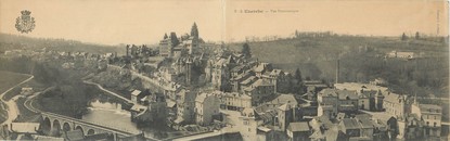 CPA PANORAMIQUE FRANCE 19 "Uzerche, Vue panoramique "