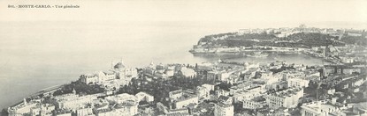 CPA PANORAMIQUE MONACO "Monte Carlo, vue générale"
