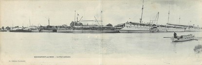 CPA PANORAMIQUE FRANCE 17 "Rochefort sur Mer, le port militaire"