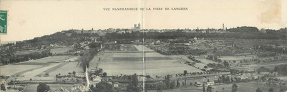 CPA PANORAMIQUE FRANCE 52 "Langres, vue panoramique"