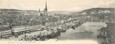 CPA PANORAMIQUE FRANCE 76 "Rouen, vue générale prise du pont transbordeur"