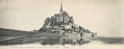 CPA PANORAMIQUE FRANCE 50 "Panorama du Mont Saint Michel"