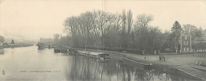 CPA PANORAMIQUE FRANCE 77 "Lagny, les berges de la Marne"