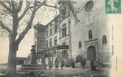 / CPA FRANCE 13 "Eguilles, place du château"