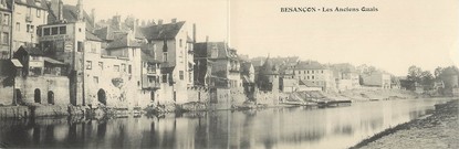 CPA PANORAMIQUE FRANCE 25 "Besançon, les anciens quais"