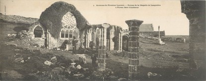 CPA PANORAMIQUE FRANCE 29 "Plovan Baie d'Audierne, ruines de la chapelle de Languidou"