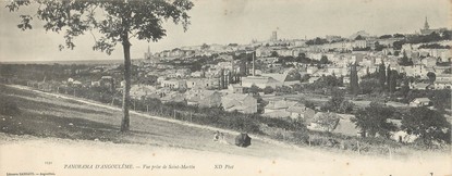 CPA PANORAMIQUE FRANCE 16 "Angoulême, vue prise de Saint Martin'