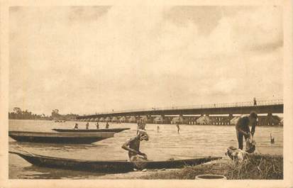 CPA BÉNIN "Porto Novo, le pont sur la Lagune" / N° 112