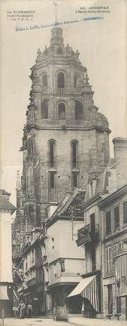 CPA PANORAMIQUE FRANCE 61"Argentan, l'église Saint Germain"