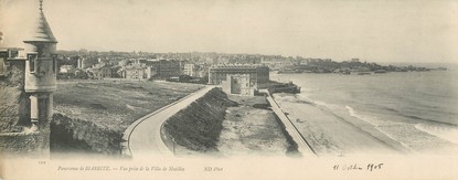 CPA PANORAMIQUE FRANCE 64 "Biarritz, vue prise de la villa de Noailles"