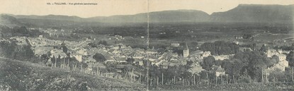 CPA PANORAMIQUE FRANCE 38 "Tullins, vue générale panoramique"