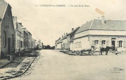 CPA FRANCE 59 "Catillon sur Sambre, un coin de la place"