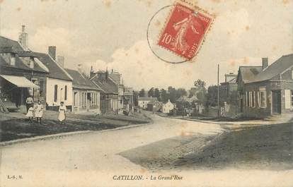 CPA FRANCE 59 "Catillon, la grand'rue"