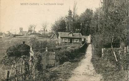 CPA FRANCE 59 "Mont Cassel, le chemin rouge"
