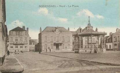CPA FRANCE 59 "Rosendael, la place"