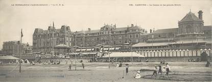 CPA PANORAMIQUE FRANCE 14 "Cabourg, le casino et les grands hôtels"