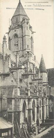 CPA PANORAMIQUE FRANCE 14 "Caen, vieille église Saint Etienne"