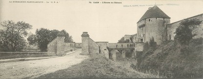 CPA PANORAMIQUE FRANCE 14 "Caen, l'entrée du château"