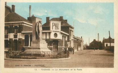 CPA FRANCE 59 "Feignies, le monument aux morts"