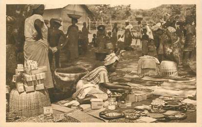 CPA BÉNIN "Savalou, scène du marché" / N° 125