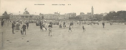 CPA PANORAMIQUE FRANCE 35 "Dinard, la plage"