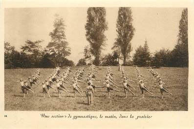 CPA FRANCE 74 "Chens, une section de gymnastique, colonie de vacances"