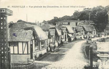 CPA FRANCE 76 "Pourville, Vue générale des Chaumières"