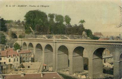 CPA FRANCE 76 "Elbeuf, viaduc de l'Hospice"