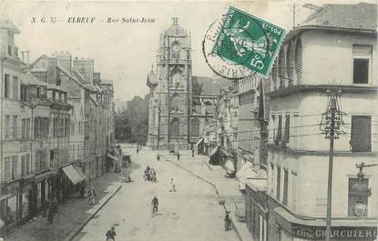 CPA FRANCE 76 "Elbeuf, rue Saint Jean"