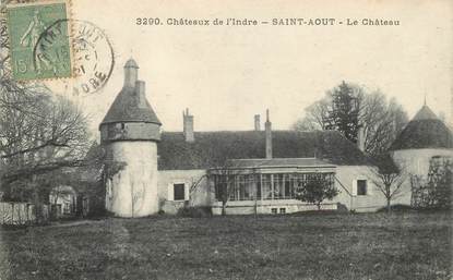 CPA FRANCE 36 "Saint Aout, le chateau"
