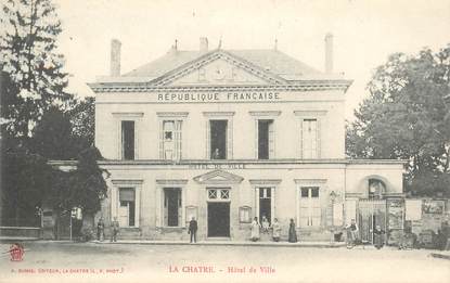 CPA FRANCE 36 "La Chatre, Hotel de ville"