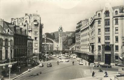 CPSM FRANCE 76 "Rouen, hôtel des postes et la gare"