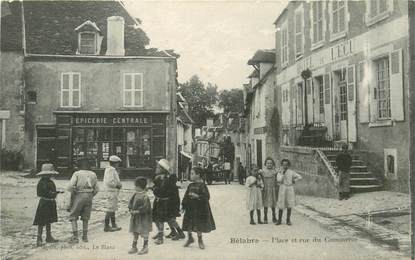 CPA FRANCE 36 "Bélabre, Place et rue du Commerce"